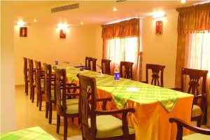 Decorated dining area
