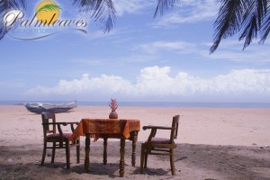 Dining by the beach