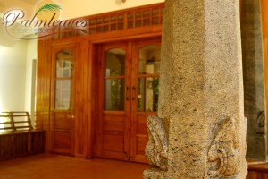 Stone carved pillar