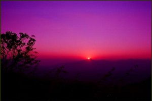 Sunset View from the Resort
