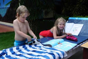 Kids enjoying