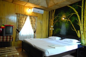 Decorated room