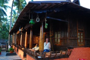 Guests at the attached balcony