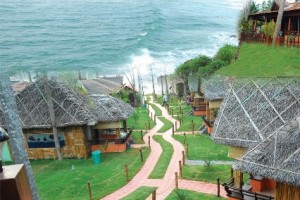 Way to the beach from the resort