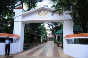 Entrance to the resort