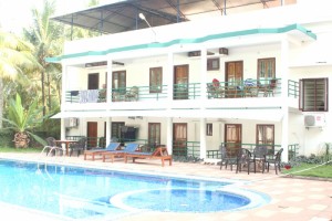 Sliding Cots by the Pool