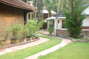 Way to the cottages