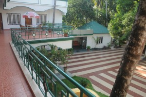 Top view of the resort