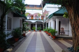 Way to the resort