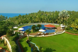 View of the pool and Sea from the Lobby View of the pool and Sea from the Lobby