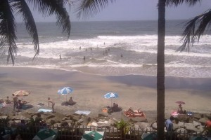 View from the Restaurant (Black Beach)