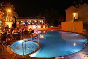Pool View at Night Pool View at Night