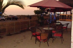 Outdoor Restaurant at Night Outdoor Restaurant at Night