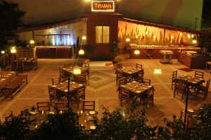 Open-air restaurant