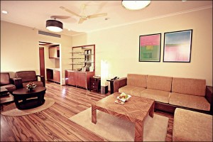 Suite room living area