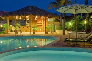 Pool by night Pool by night