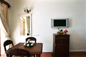 Dining area in room