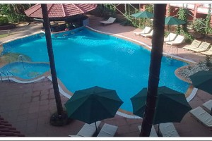 Over view of Hotel and Swimming pool