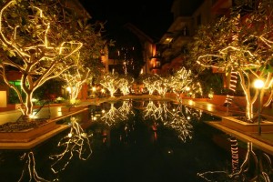 Pool by night Pool by night