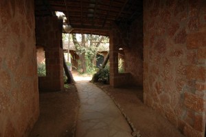 Courtyard Partly Roofed