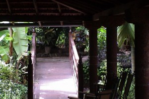 Bridge from Restaurant To Cottages