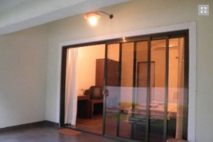 Glass door