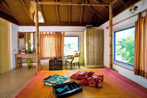 Well-decorated bedroom