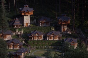 View of cottages