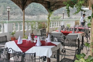 Terrace dining area