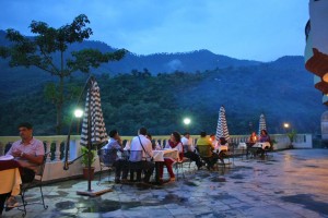 Open-air restaurant
