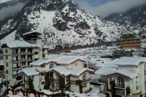 Resort Covered in Snow Resort Covered in Snow