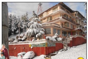 Parking Area during snowfall
