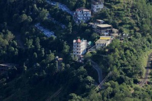 Sunrise Villa from Tara Devi Temple Sunrise Villa from Tara Devi Temple