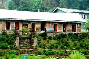 Distant View of the Cottage