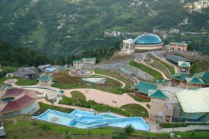Distant View of the Hotel