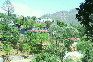 Distant View of the Hotel
