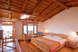 Wooden bedroom