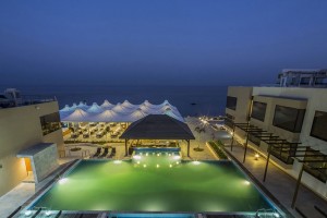 Pool View at Night Pool View at Night