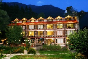 Johnson Lodge at Night
