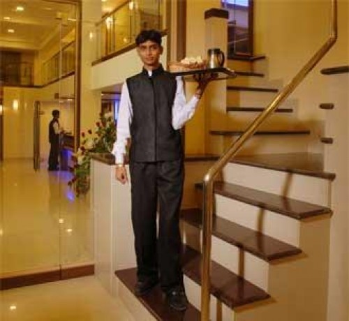 Attendant at the hotel