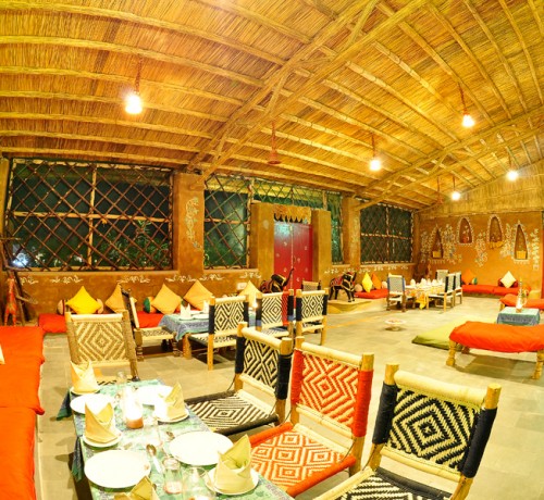 Dining area at the resort