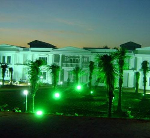 Resort view at night Resort view at night