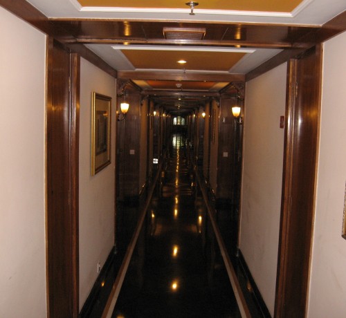 Hotel corridor