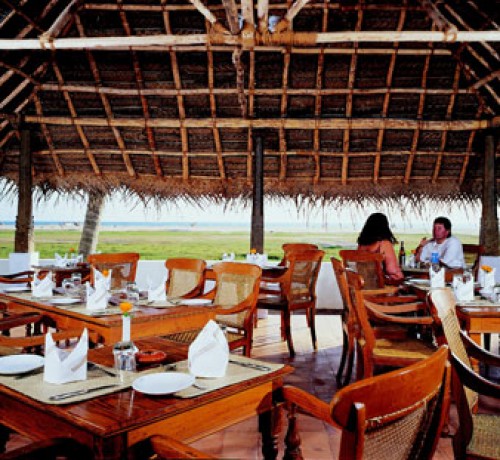 Beachside restaurant