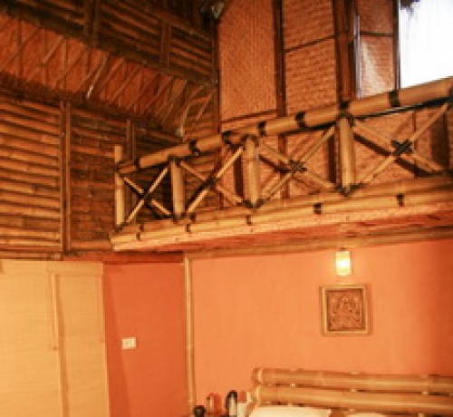 Bedroom in the Bamboo Tree House 1