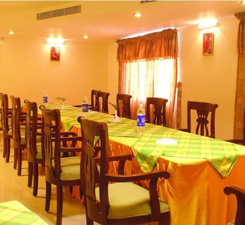Decorated dining area