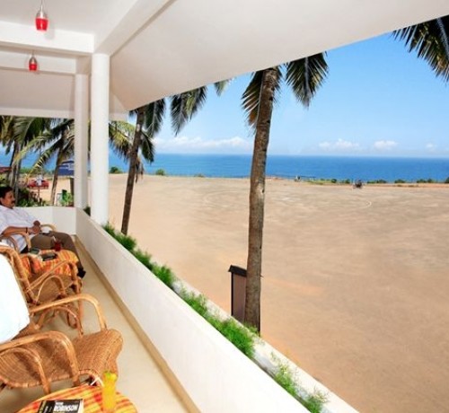 Beach view from the balcony