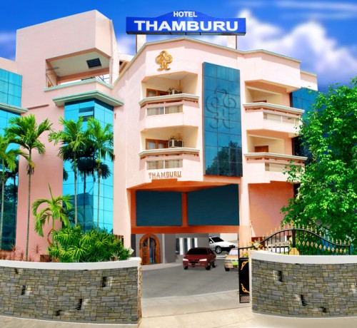 Entrance of the hotel