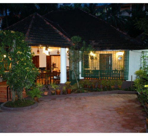 Cottage by night Cottage by night