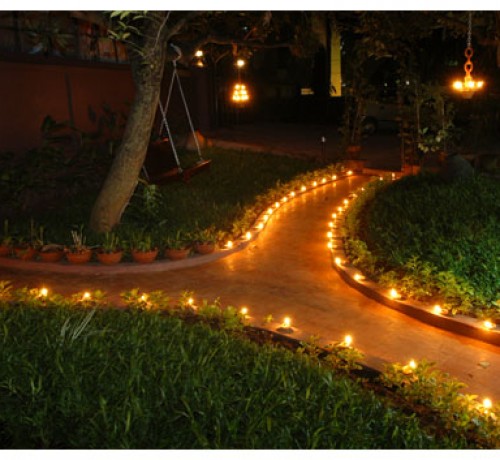 Lighting at evening Lighting at evening